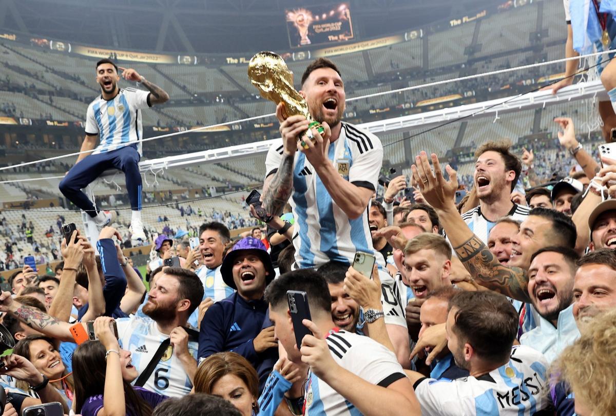 Todo Fútbol La foto de Messi levantando la Copa del Mundo es la más