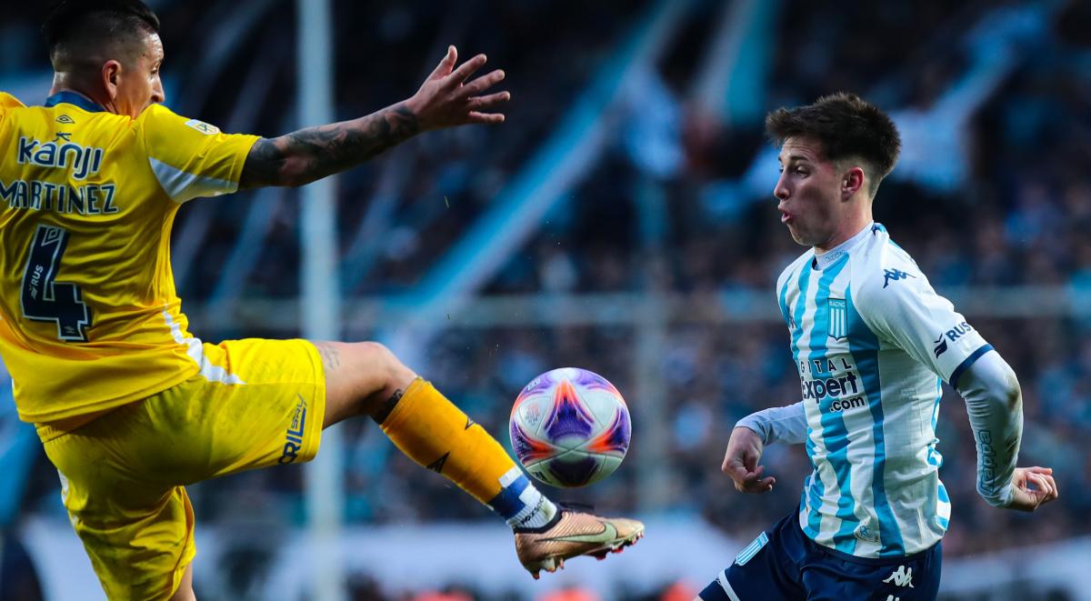 Racing y Rosario Central empataron en un partido más que entretenido