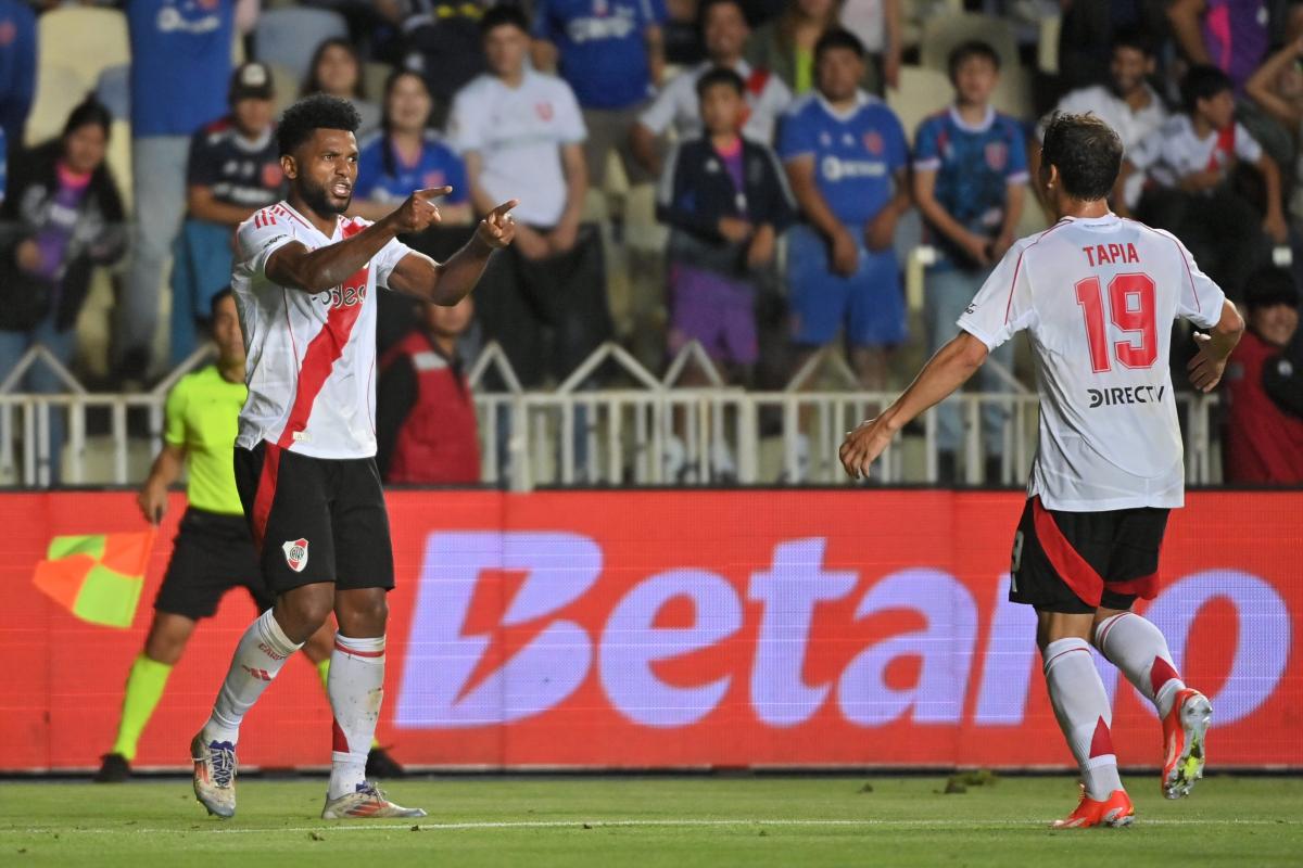 VIDEO | Lanzini y Borja le dieron la victoria a River sobre la U de Chile