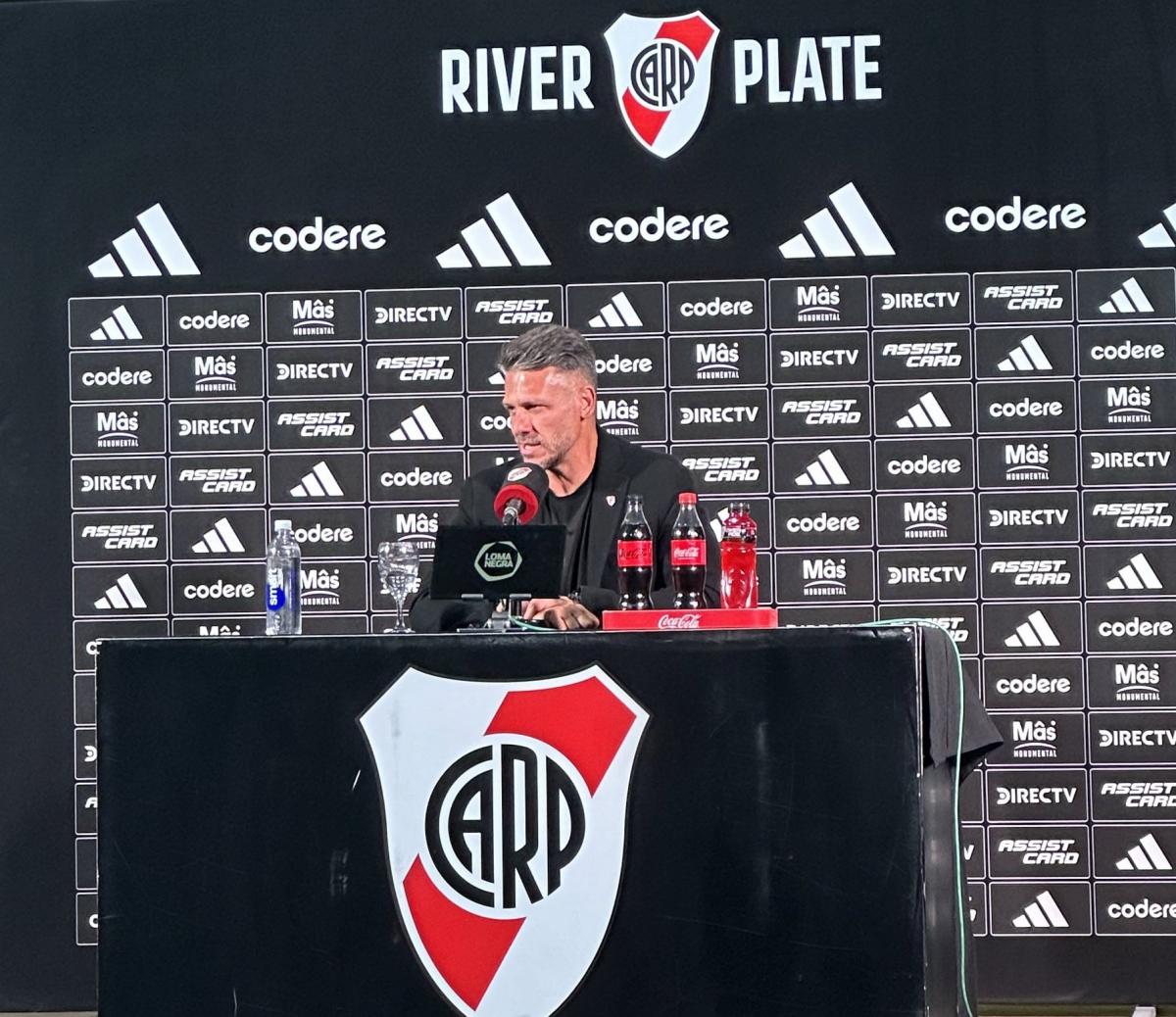 VIDEO | Demichelis le bajó el tono el magro empate de River: “No estoy preocupado"