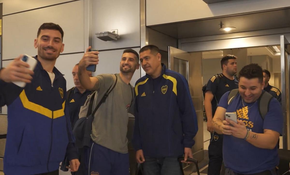 VIDEO | Riquelme aterrizó en Miami con Braida y Pellegrino y hablo sobre la posible llegada de Paredes