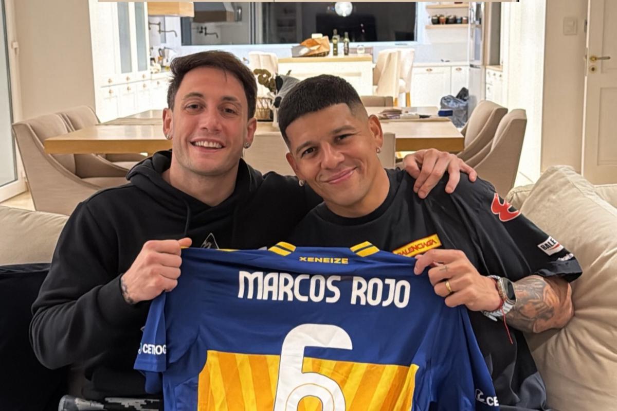Con los días contados en Boca, Marcos Rojo se pone los guantes