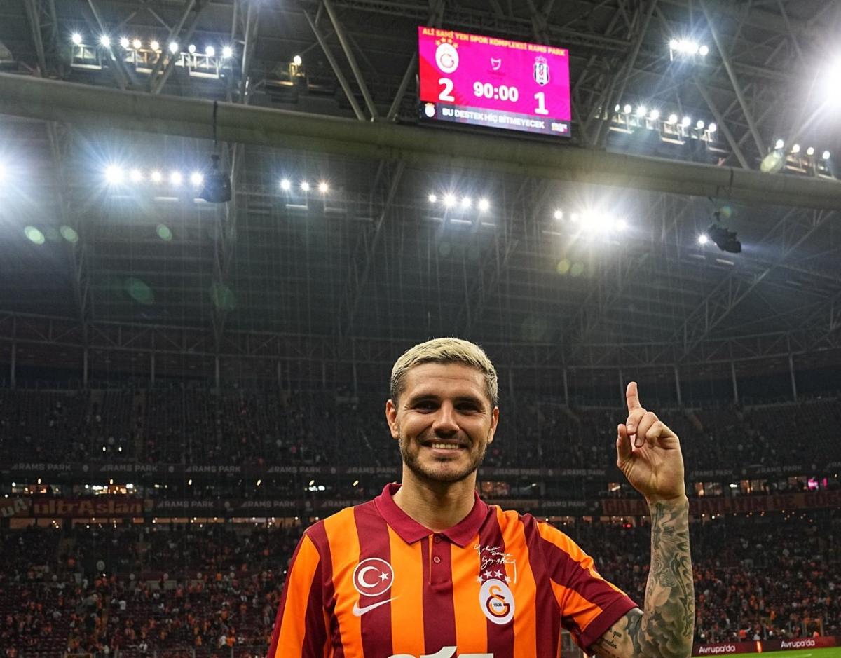Video: Icardi marca por dos y le da victoria a Galatasaray ante Besiktas