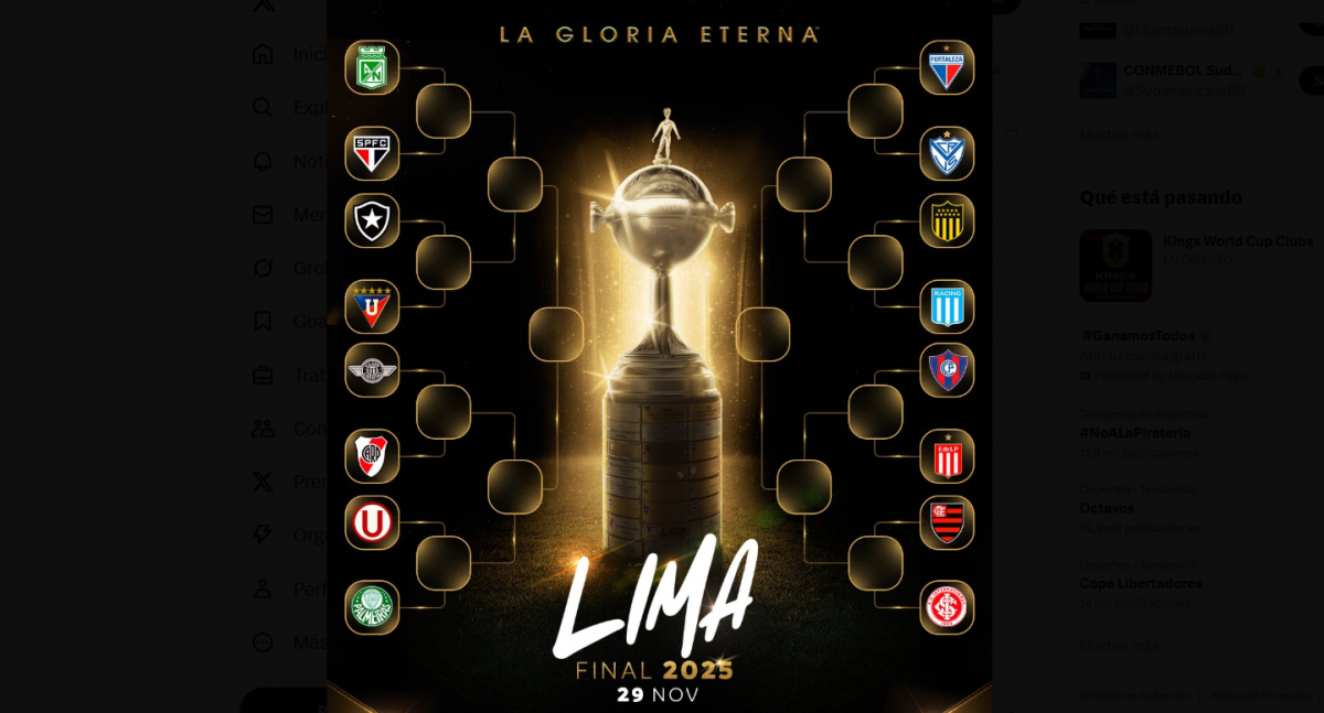 El sorteo de la Copa Libertadores
