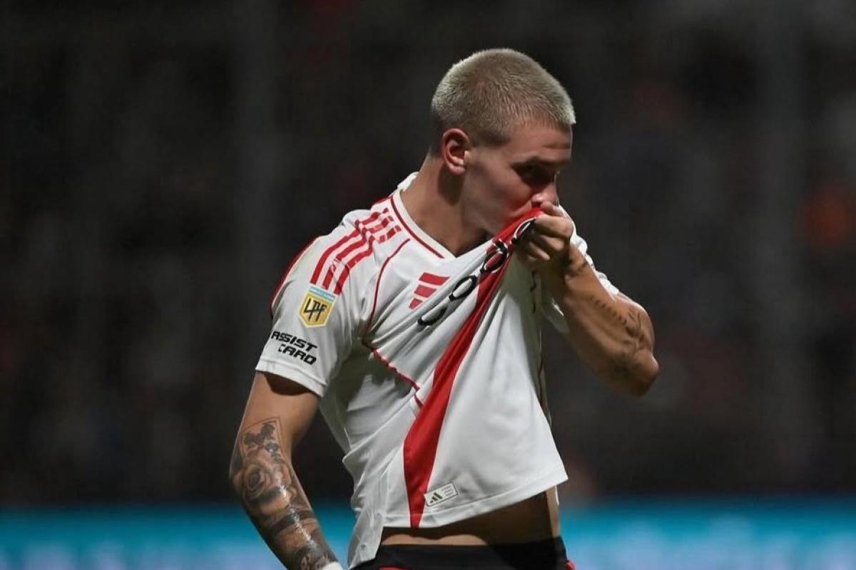 Emotivo posteo de Mastantuono despidiéndose de River: "No es un adiós, es un hasta pronto"