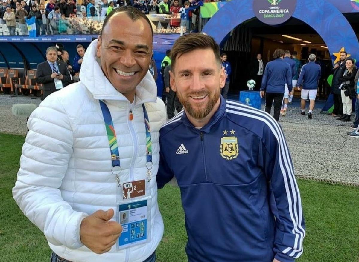 Cafú apoya a Messi en la final del Mundial Qatar 2022