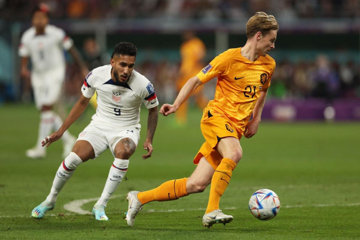 De Jong: "Tenemos muchas chances de llegar a semis"