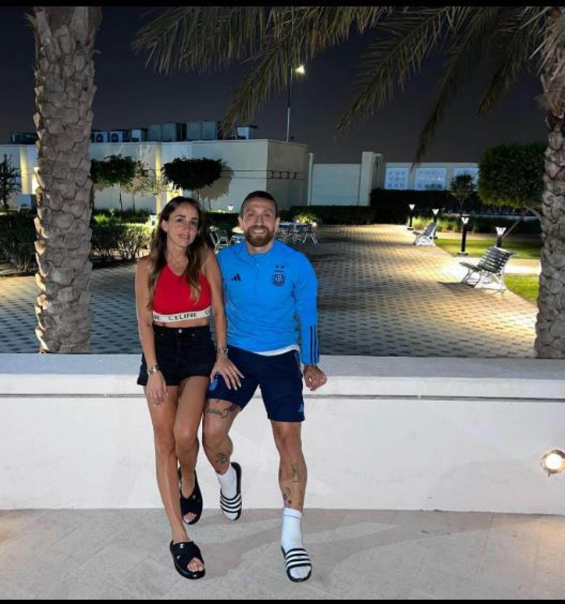 Los jugadores de la selección pasaron el día libre con sus familias