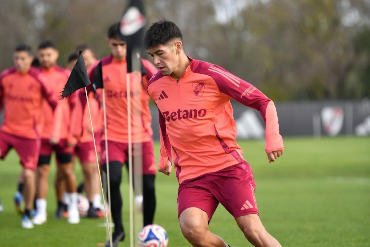 Lautaro Rivero, baja en River por un desgarro