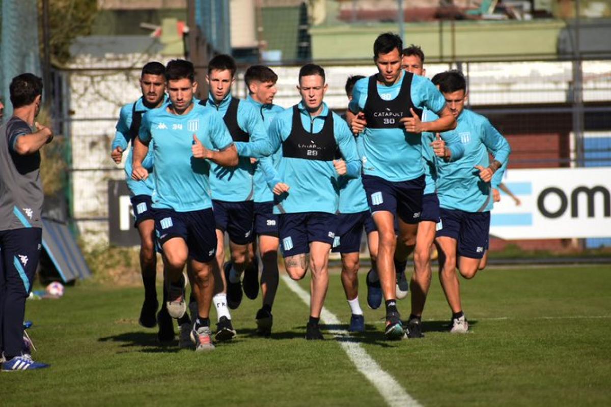 Con custodia policial, Racing se entrenó en Avellaneda