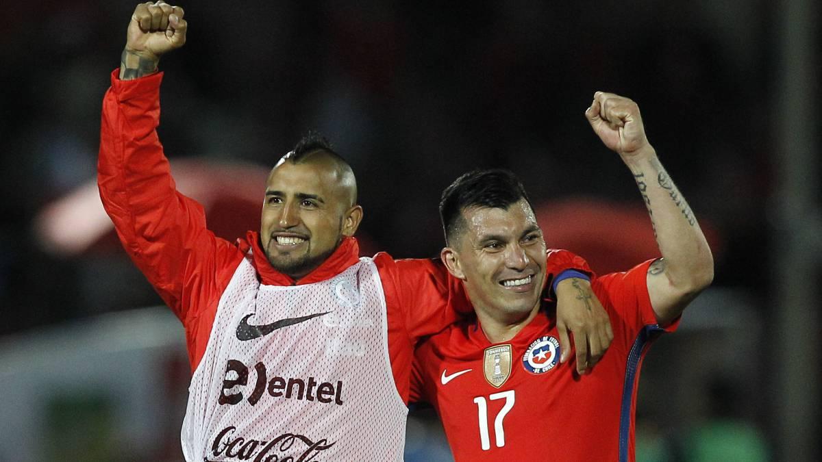 Vidal y Medel celebraron el título Mundial de Argentina