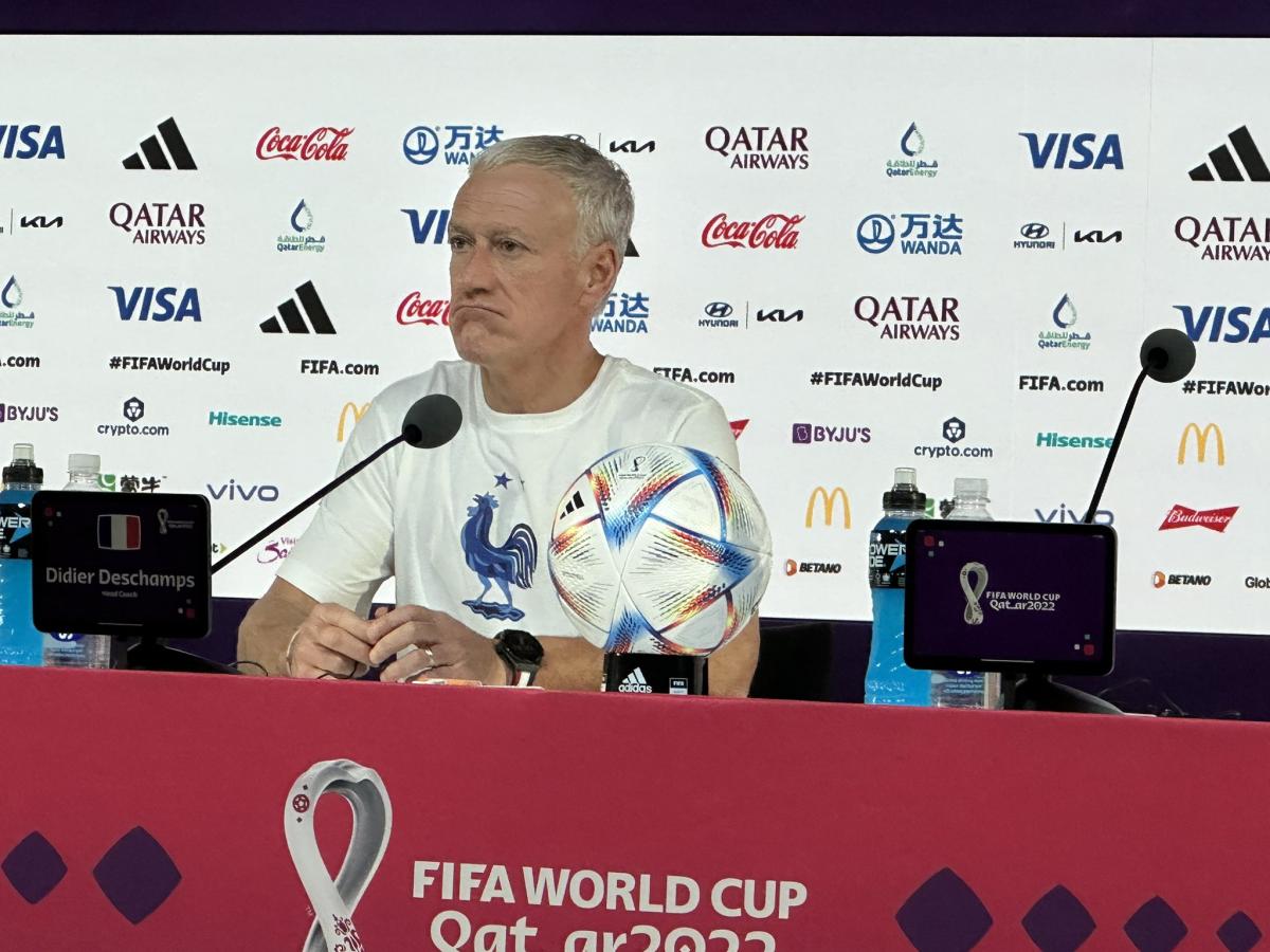 Didier Deschamps, confiado para el encuentro ante Inglaterra.