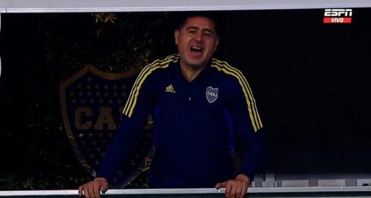 VIDEO | Revuelo total en las redes por el efusivo festejo de Riquelme en el empate de Boca