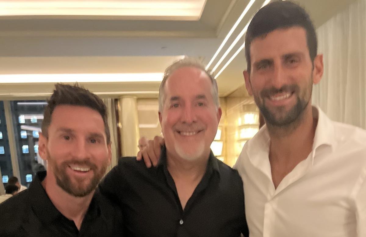 Messi y Djokovic, juntos en Nueva York