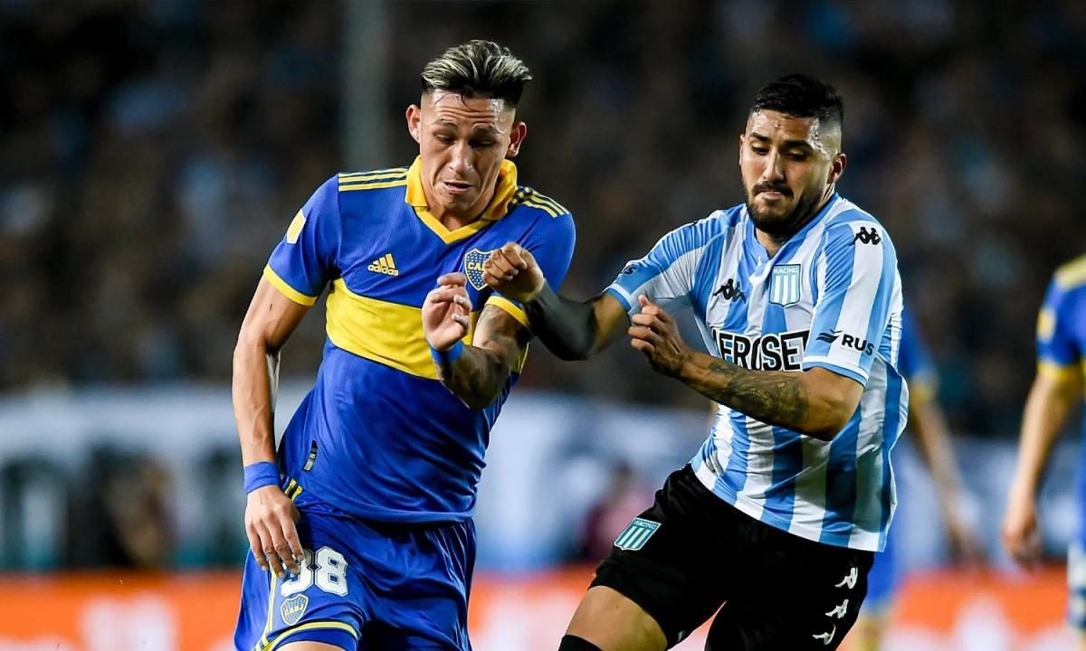 Boca y Racing juegan un clásico caliente por la Liga Profesional