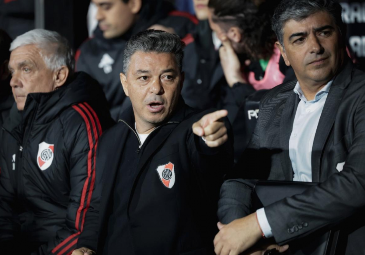 Marcelo Gallardo, re caliente, no quiso saber nada de hablar tras el partido