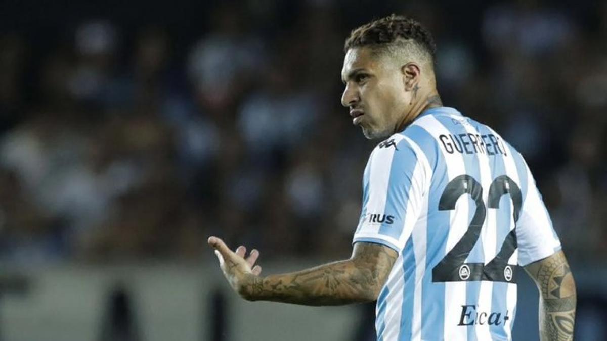 Guerrero no tuvo buena estadia en Racing