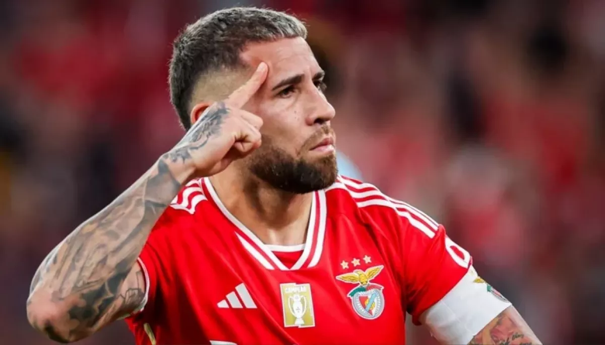 Nico Otamendi les habló a los hinchas de River