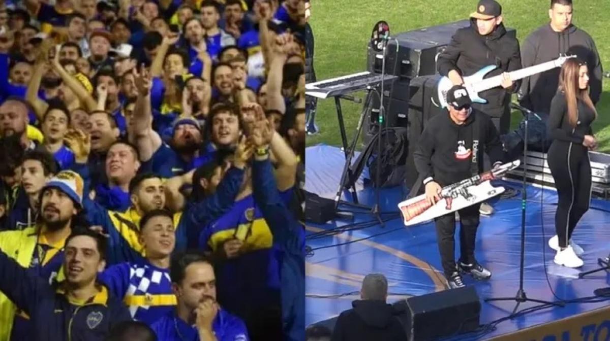 Damas Gratis anima a La 12 en la despedida de Riquelme