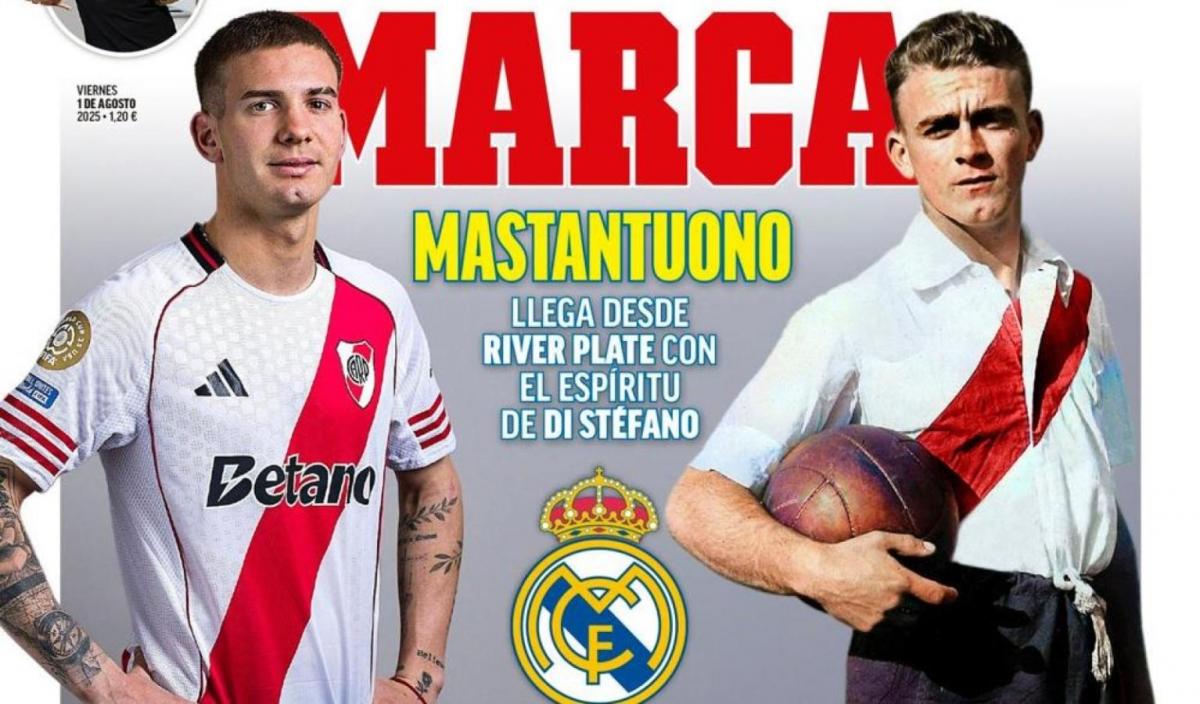 En España compararon a Mastantuono con Di Stéfano y se volvió una revolución