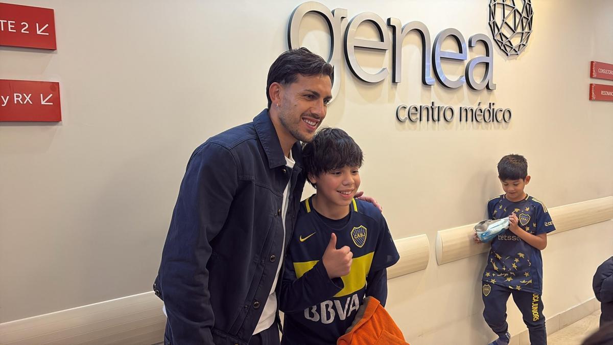VIDEO | Paredes se hizo la revisión antes de firmar con Boca: "Estoy contento"