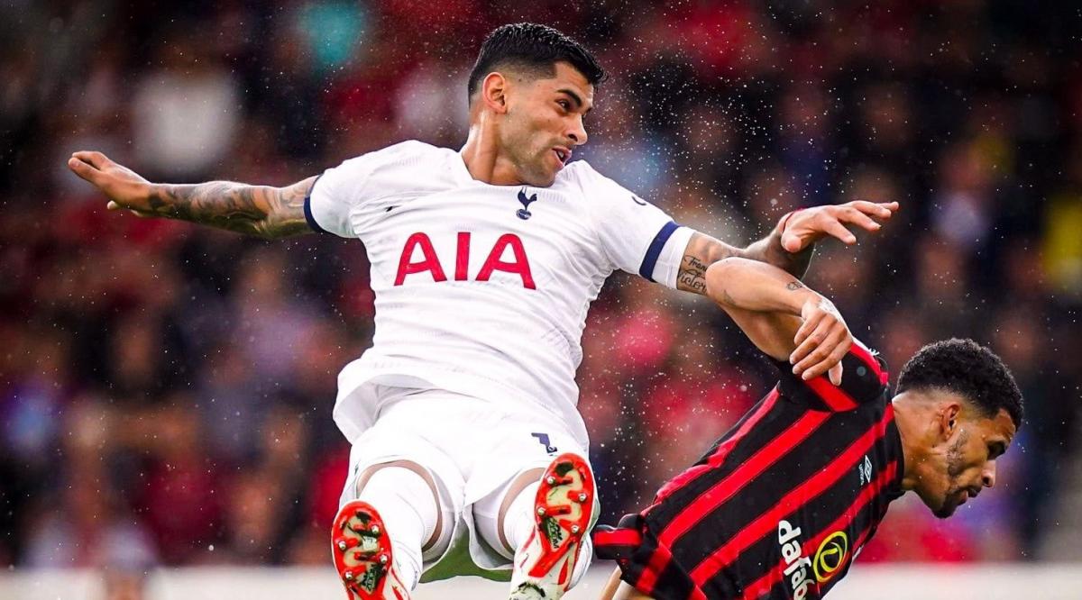 Tottenham, con el campeón mundial Cuti Romero, venció a Bournemouth en la Premier League