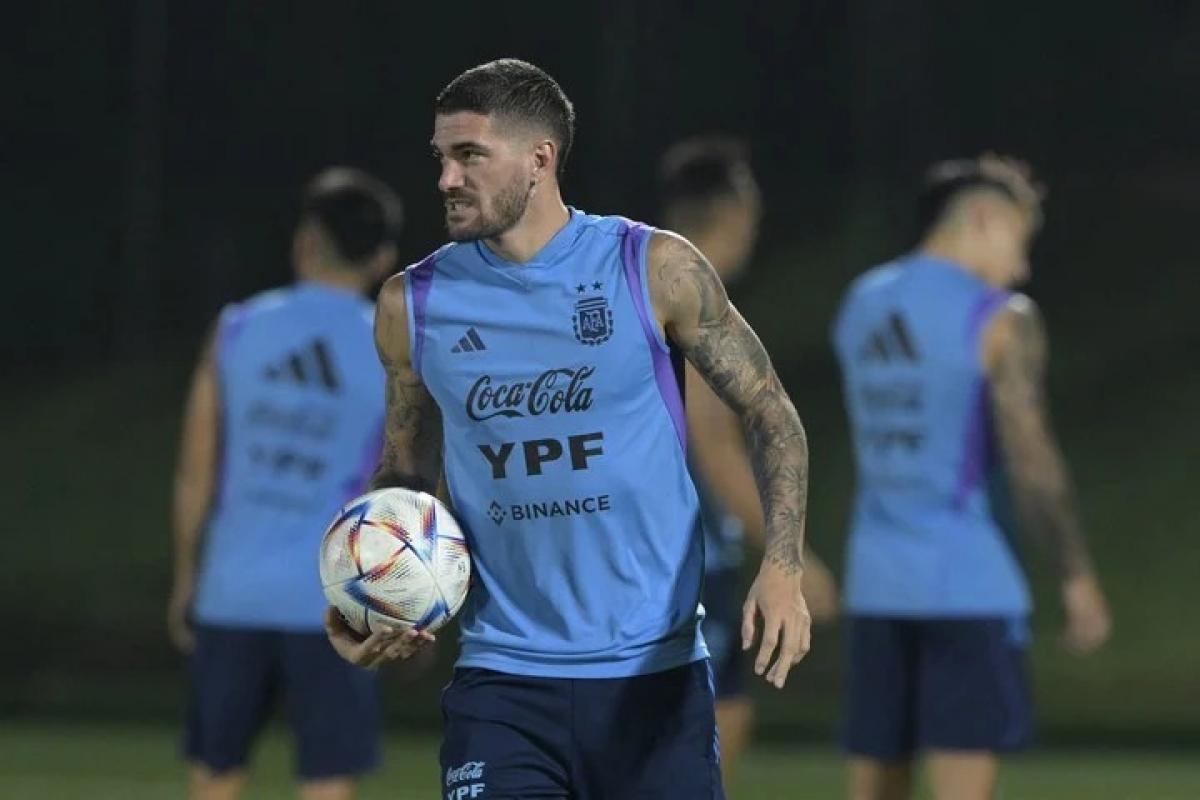 De Paul no se entrenó por una molestia física