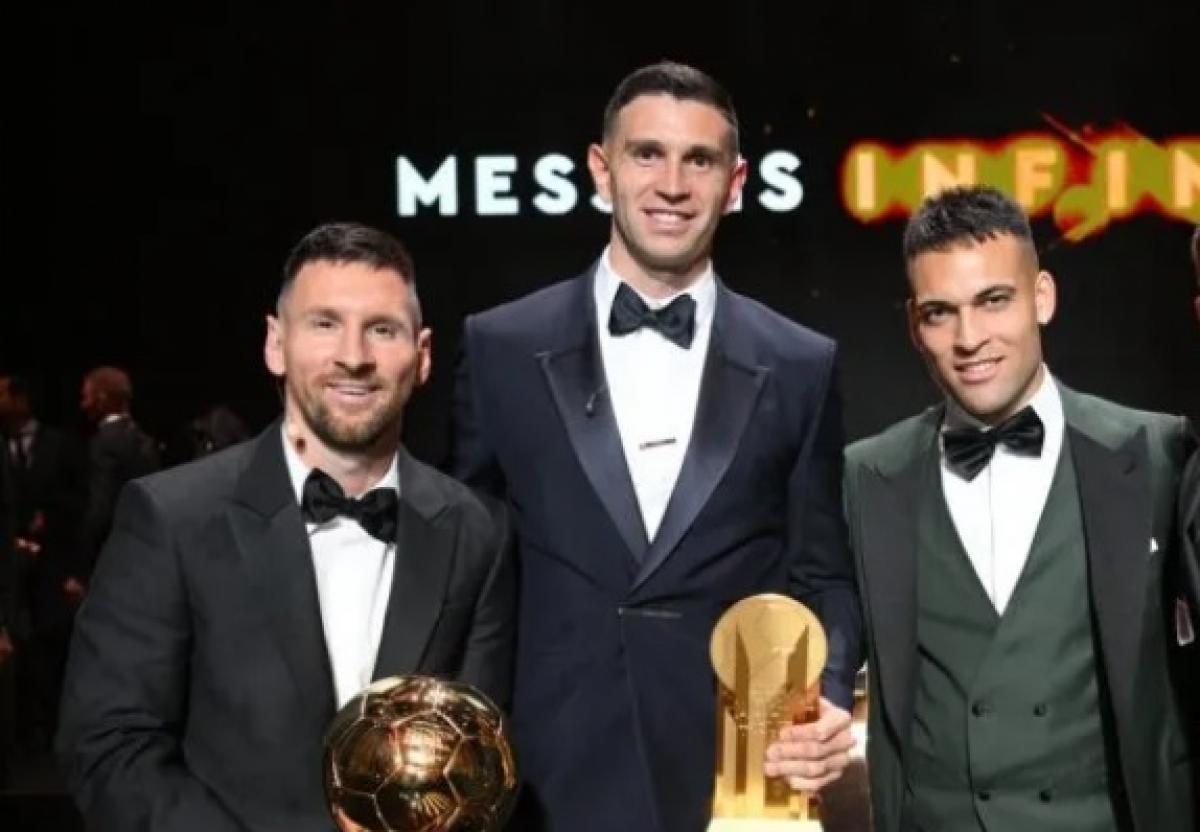 Messi, "Dibu" y Lautaro, nominados a mejor futbolista del año