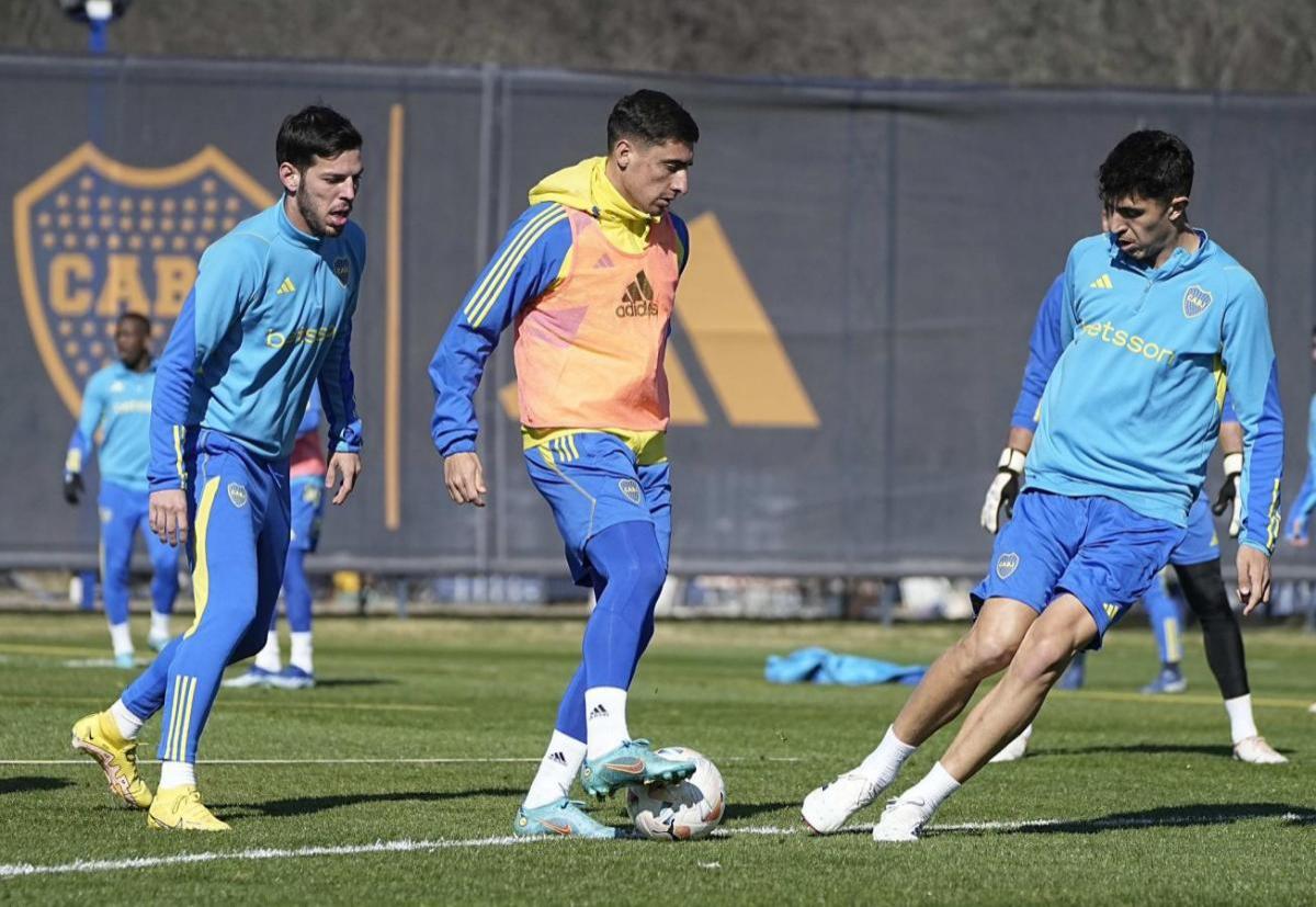 Boca presentó refuerzos y ensayó por última vez antes de Cruzeiro