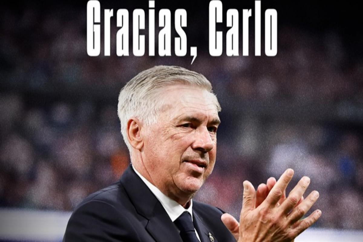 "Gracias, Carlo": Real Madrid hace oficial la salida del laureado entrenador