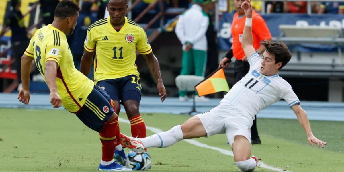 VIDEO Colombia y Uruguay empataron a puro gol