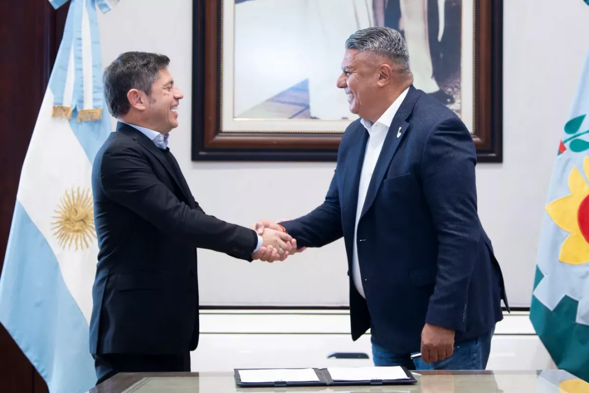Tapia se juntó con Kicillof para definir la cesión del Estadio Unico de la Plata a la AFA