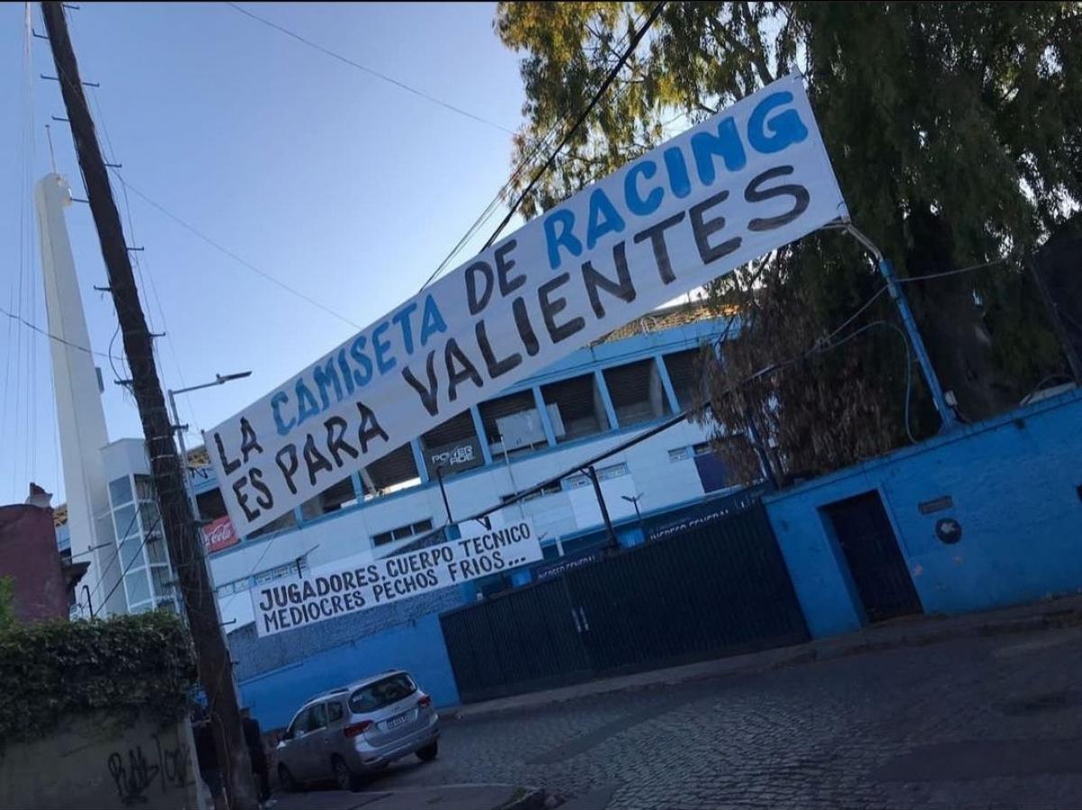 "La camiseta de Racing es para valientes"