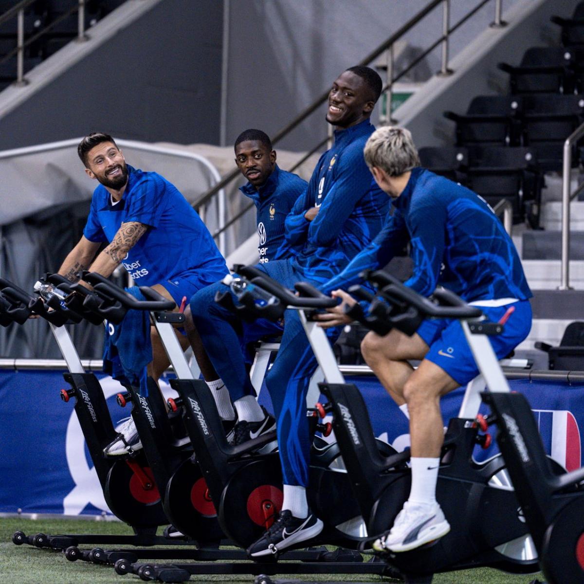 Francia se entrena con varias bajas pensando en la final con la Selección Argentina.