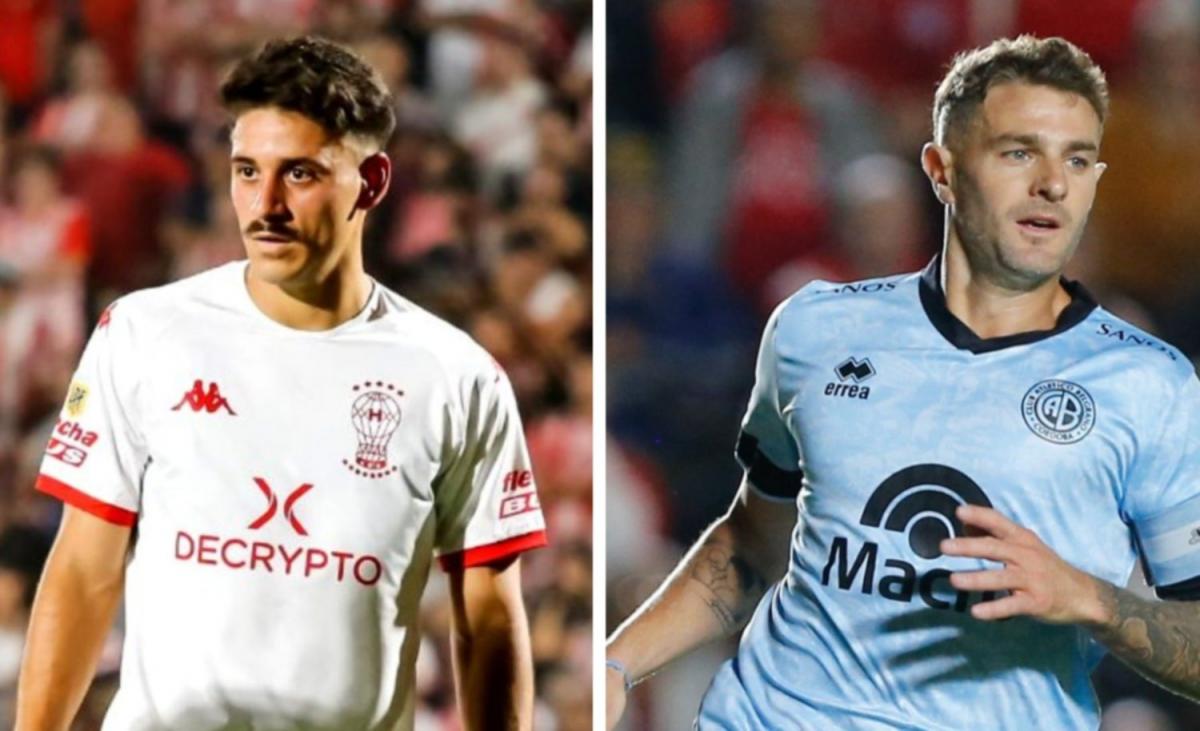 El "Zorro" Cocaro y Pablo Vegetti, las cartas del gol en Huracán y Belgrano.