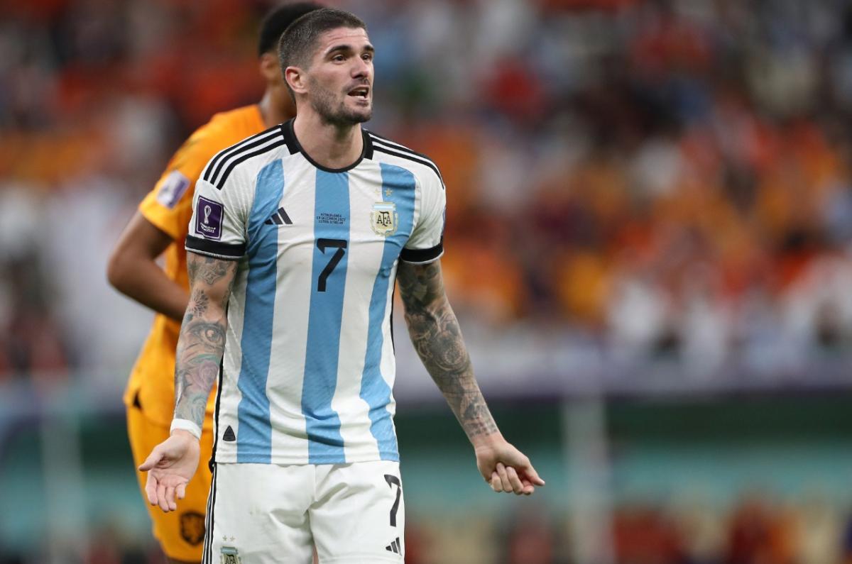 Rodrigo De Paul se mostró emocionado tras el esfuerzo que hizo para recuperarse y el pase a semifinales.
