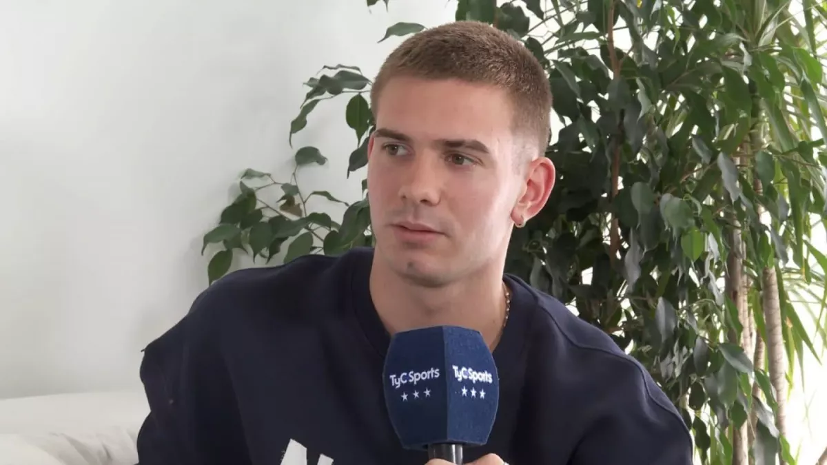 VIDEO | Mastantuono:  "Entiendo a muchos hinchas de River que están enojados"