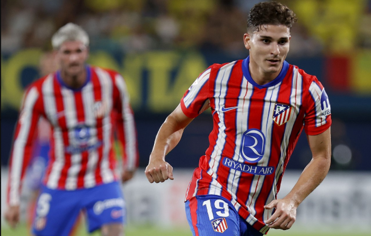 VIDEO | Julián Alvarez debutó en el Atlético de Madrid en un partidazo