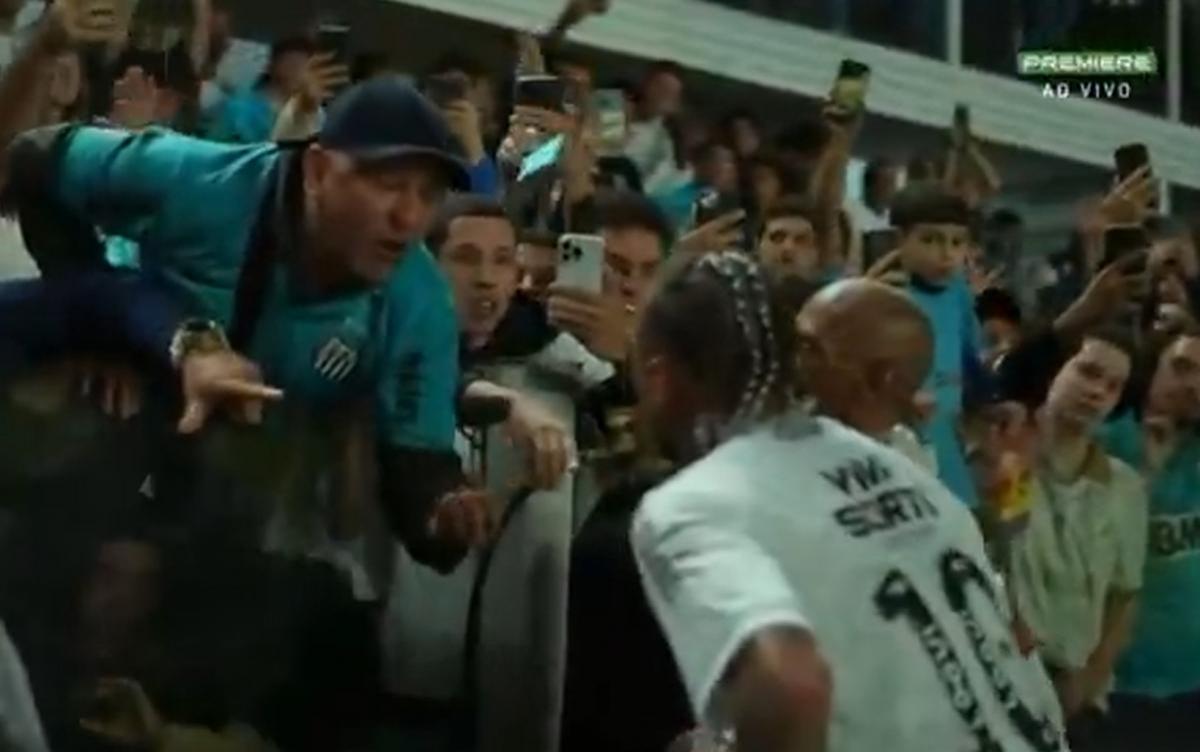 VIDEO | Santos perdió, está en zona de descenso y Neymar casi se agarra a piñas con los hinchas