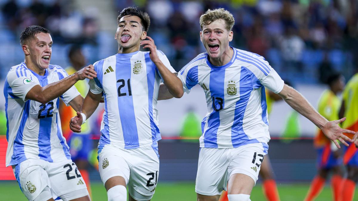 VIDEO | Argentinita le ganó sobre el final a Colombia y clasificó al Mundial
