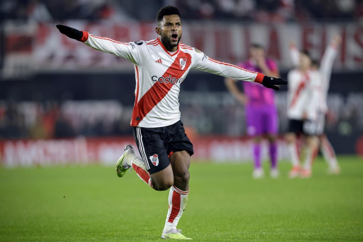 VIDEO | Borja metió un doblete y clasificó a River a octavos de la Libertadores y al Mundial de Clubes