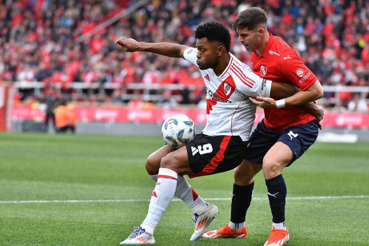 VIDEO | Otro empate de River que no pudo ganarle a Independiente con 10