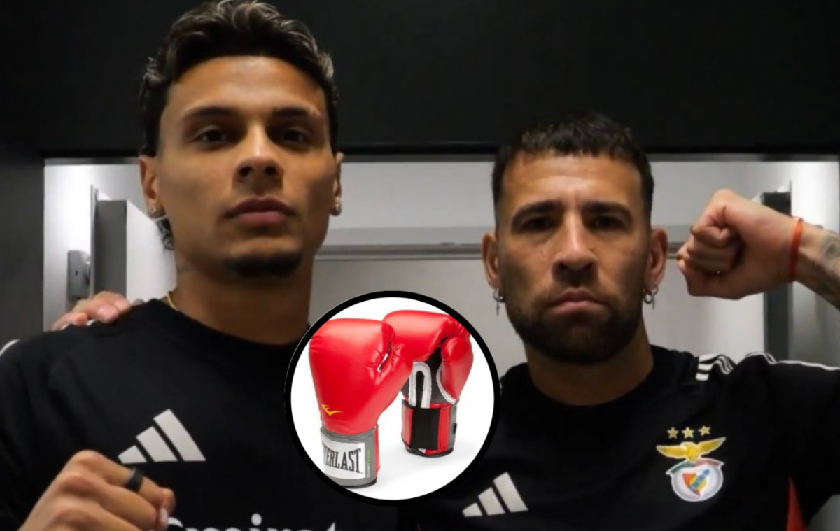 VIDEO | Otamendi y Richard Ríos se pusieron los guantes de box en Benfica