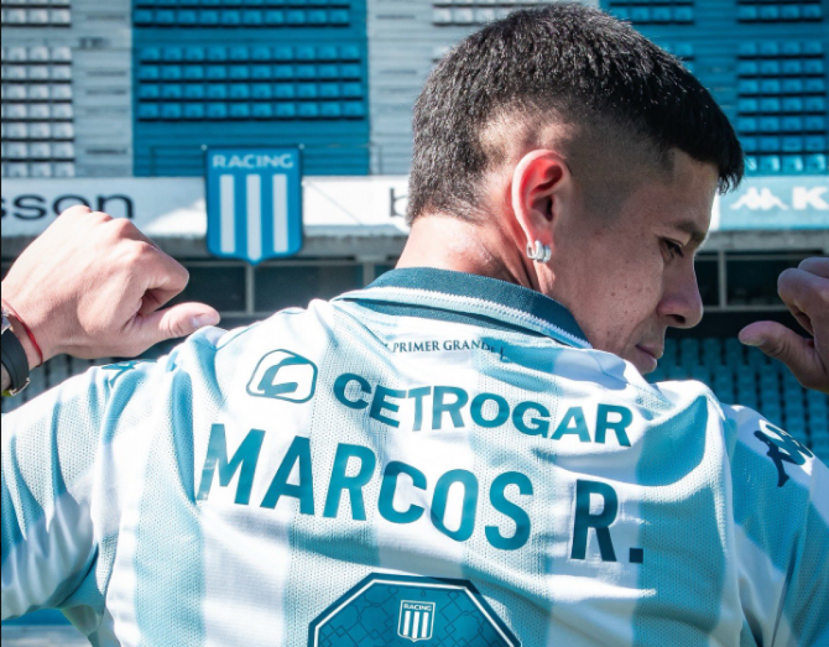 VIDEO | Racing presentó a Marcos R (ojo) para "coparse"