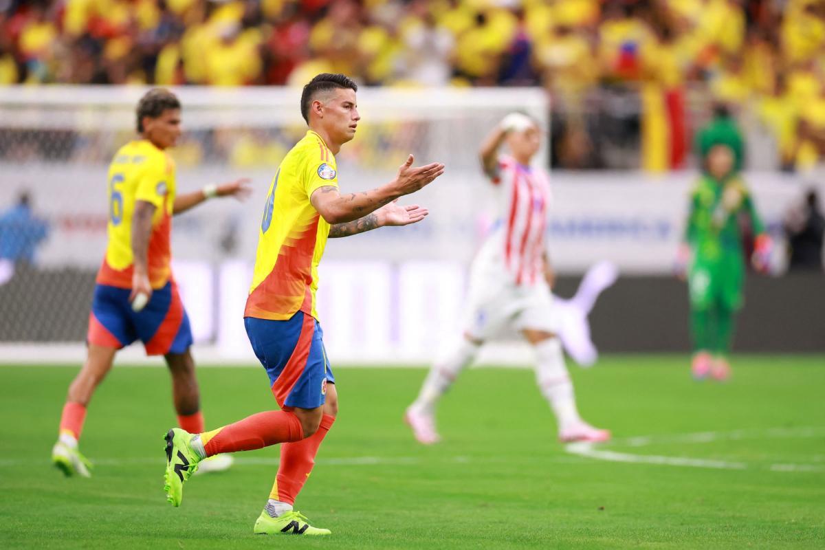 VIDEO | James Rodríguez la rompió y Colombia derrotó a Paraguay en Houston