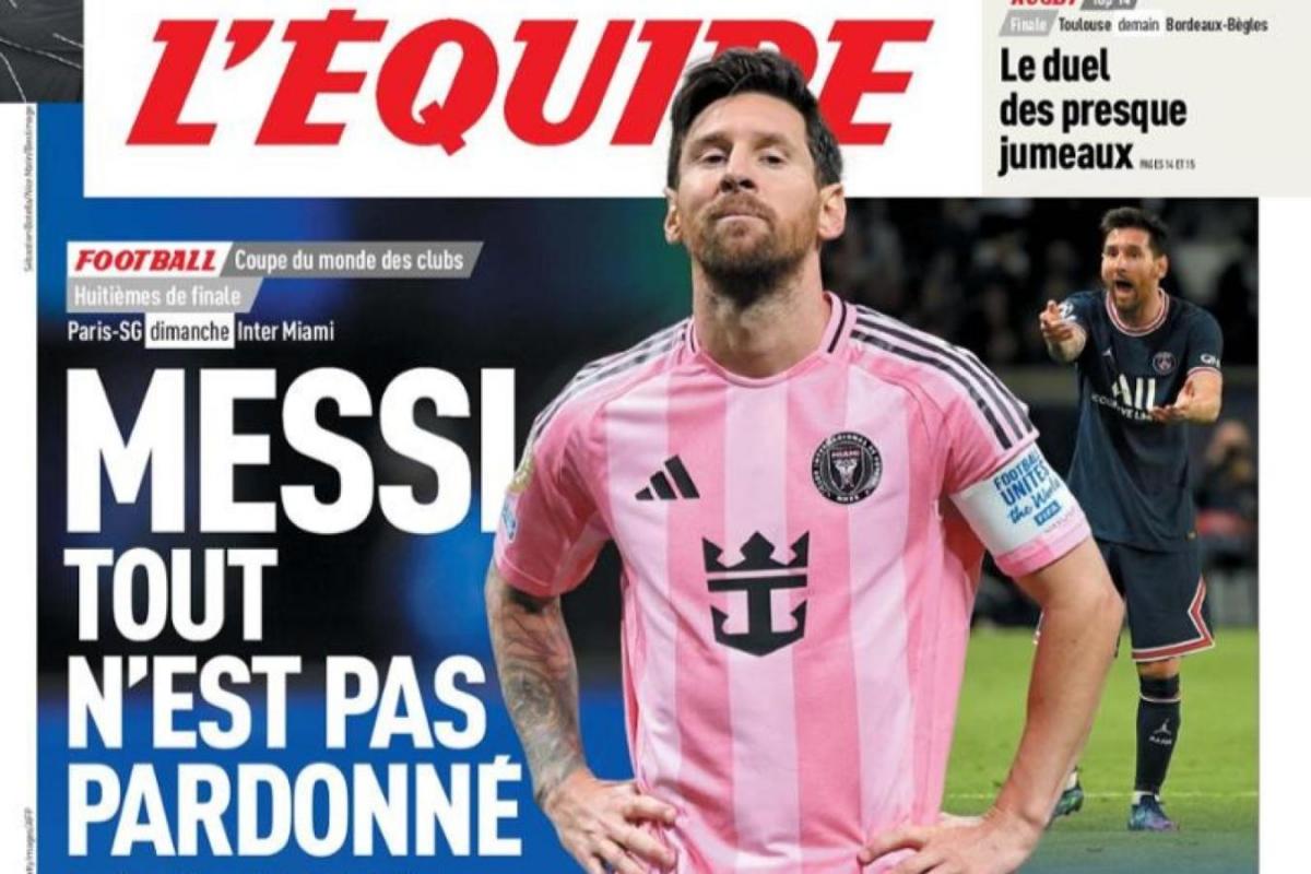 Los franceses no se la perdonan a Messi y agitan un clima de guerra
